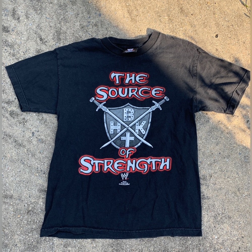 2004 Source of Strength Armed For Battle WWE Tee